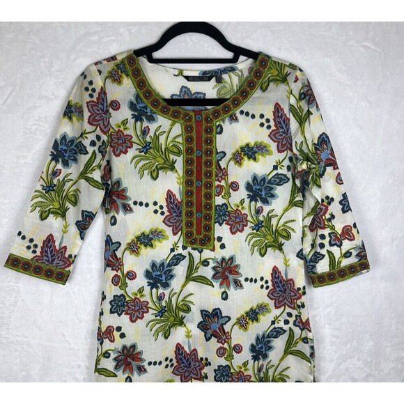 STOP Women's Dress Asian Inspired Multicolor Size XS - Picture 2 of 9